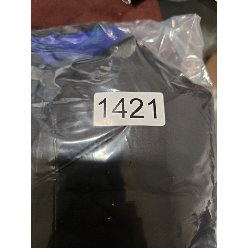 The North Face Mens Puffer Jacket Blue Black 550 Down Hooded Coat 1421 Size S - Picture 9 of 9